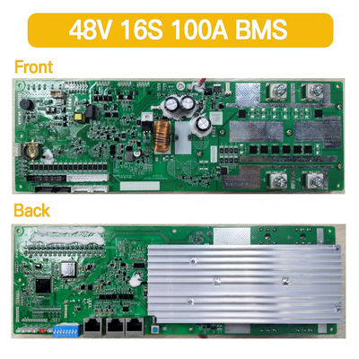 16S 48V Smart BMS для хранилищ солнечной системы 100A 200A LiFePO4 Система управления батареей