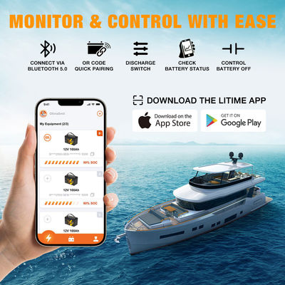 Батарея с глубоким циклом жизнедеятельности (Lifepo4)