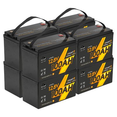 12V 12.8V 24V 48V Вольт 100Ah 120Ah 200Ah 300Ah 400Ah Перезаряжаемая Lifepo4 Глубокий цикл Литиевого ионного аккумулятора