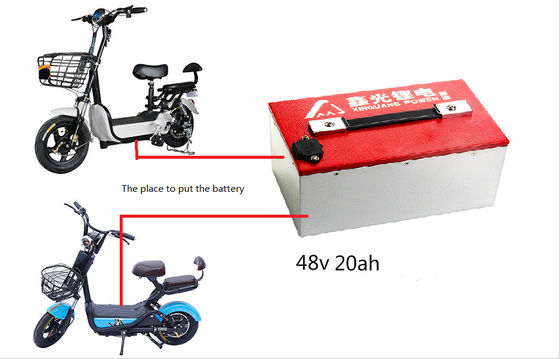 Rechargeable Lithium Ion 48 Volt 20ah Electric Bicycle Battery Pack