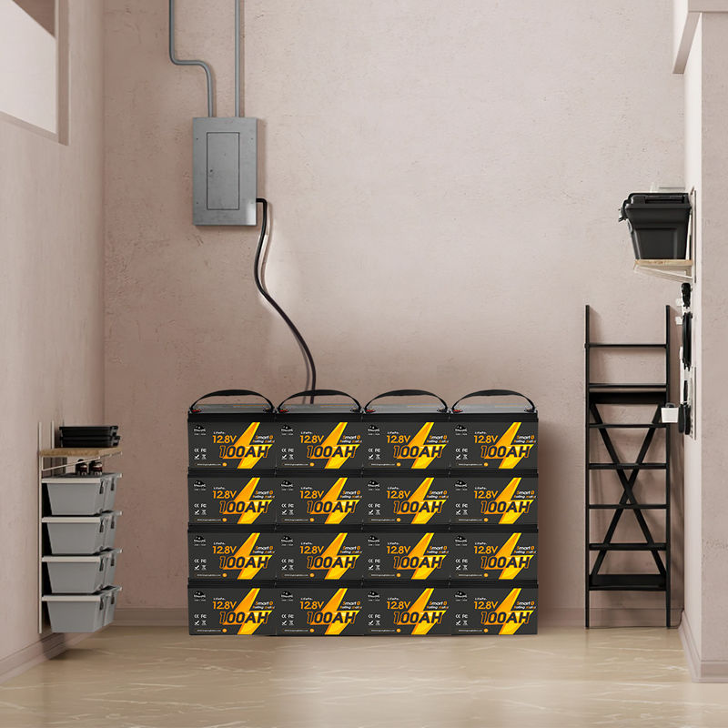 12V 12.8V 24V 48V Вольт 100Ah 120Ah 200Ah 300Ah 400Ah Перезаряжаемая Lifepo4 Глубокий цикл Литиевого ионного аккумулятора