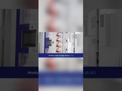 Модульные высоковольтные стойки (0,5C)Неминуальное напряжение:768Vмощность: 215кВт/ч Модульные стойки высокого напряжения (280Ah)