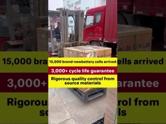 Прибыло 15000 новых литий-ионных батарей, обеспечивающих более 3000 циклов использования.