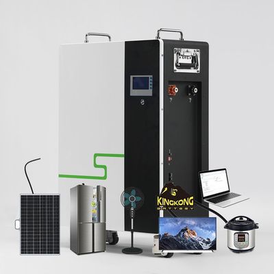RS232 Порт связи OEM Сберегатель солнечной энергии 5кВт 48в 100ах Lifepo4 Аккумулятор на стенке