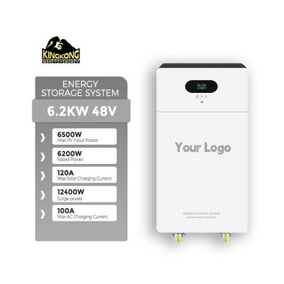 3.6KW Двойной выход монокристаллический кремниевый солнечный инвертор с 24V 100Ah литий батареи