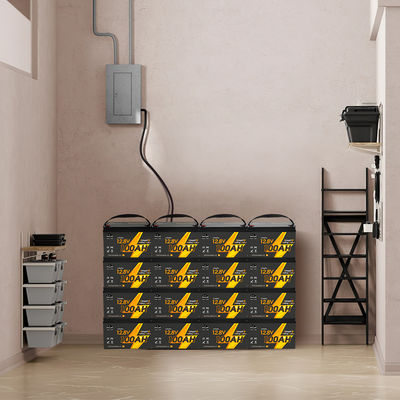 12V 12.8V 24V 48V Вольт 100Ah 120Ah 200Ah 300Ah 400Ah Перезаряжаемая Lifepo4 Глубокий цикл Литиевого ионного аккумулятора